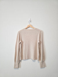 Madewell Puff Sleeve Knit Sweater (M)