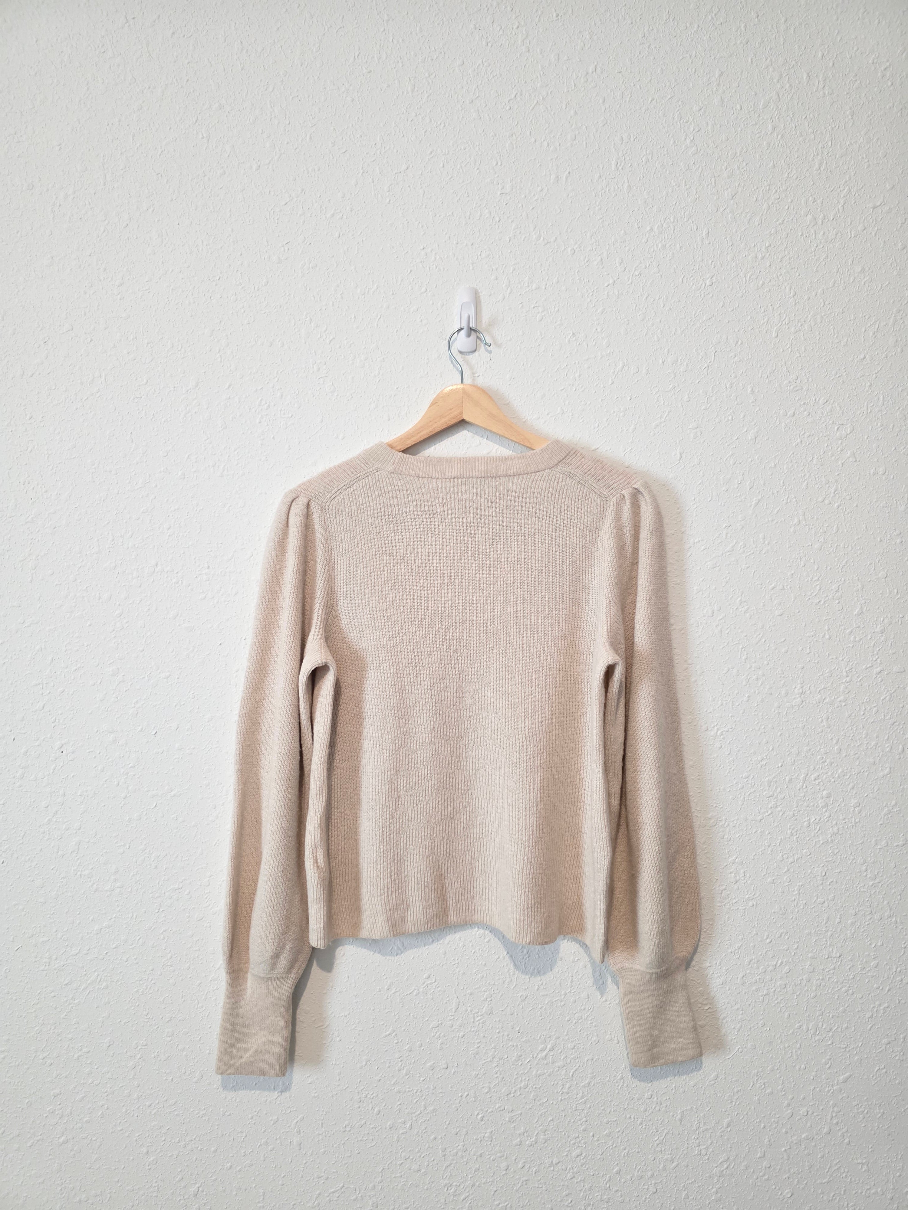 Madewell Puff Sleeve Knit Sweater (M)