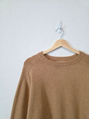 Banana Republic Camel Cotton Blend Sweater (L)