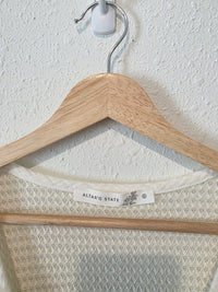Altar'd State Gauze Puff Sleeve Top (S)