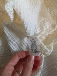 Altar'd State Gauze Puff Sleeve Top (S)