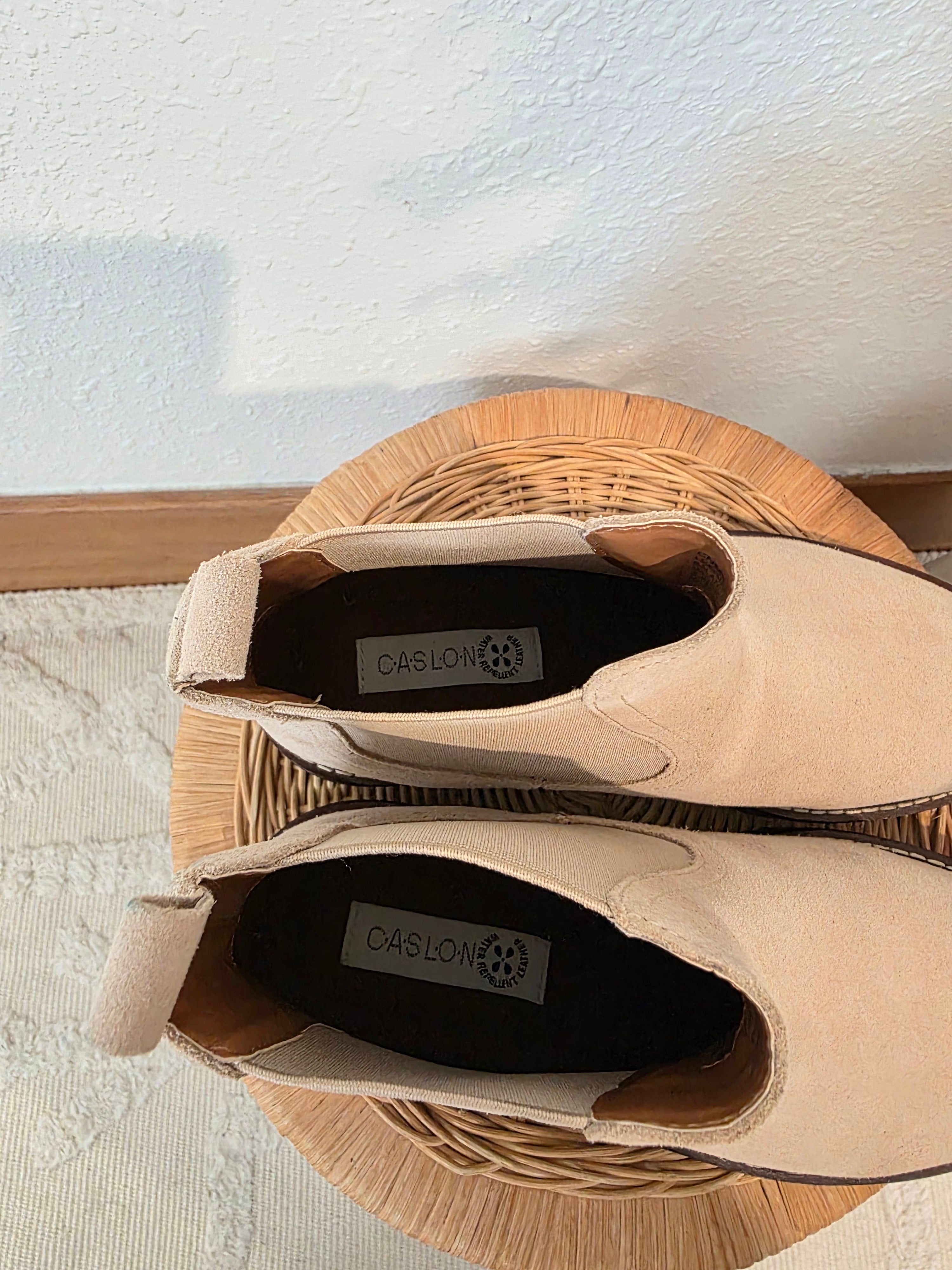 Caslon Leather Suede Chelsea Boots (6.5)