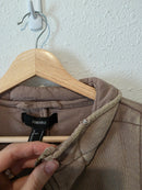 Quilted Cotton Zip Up Jacket (L)