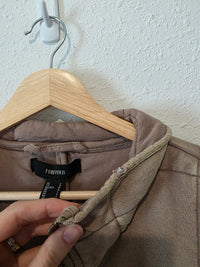 Quilted Cotton Zip Up Jacket (L)