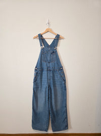 Baggy Wide Leg Denim Overalls (10)