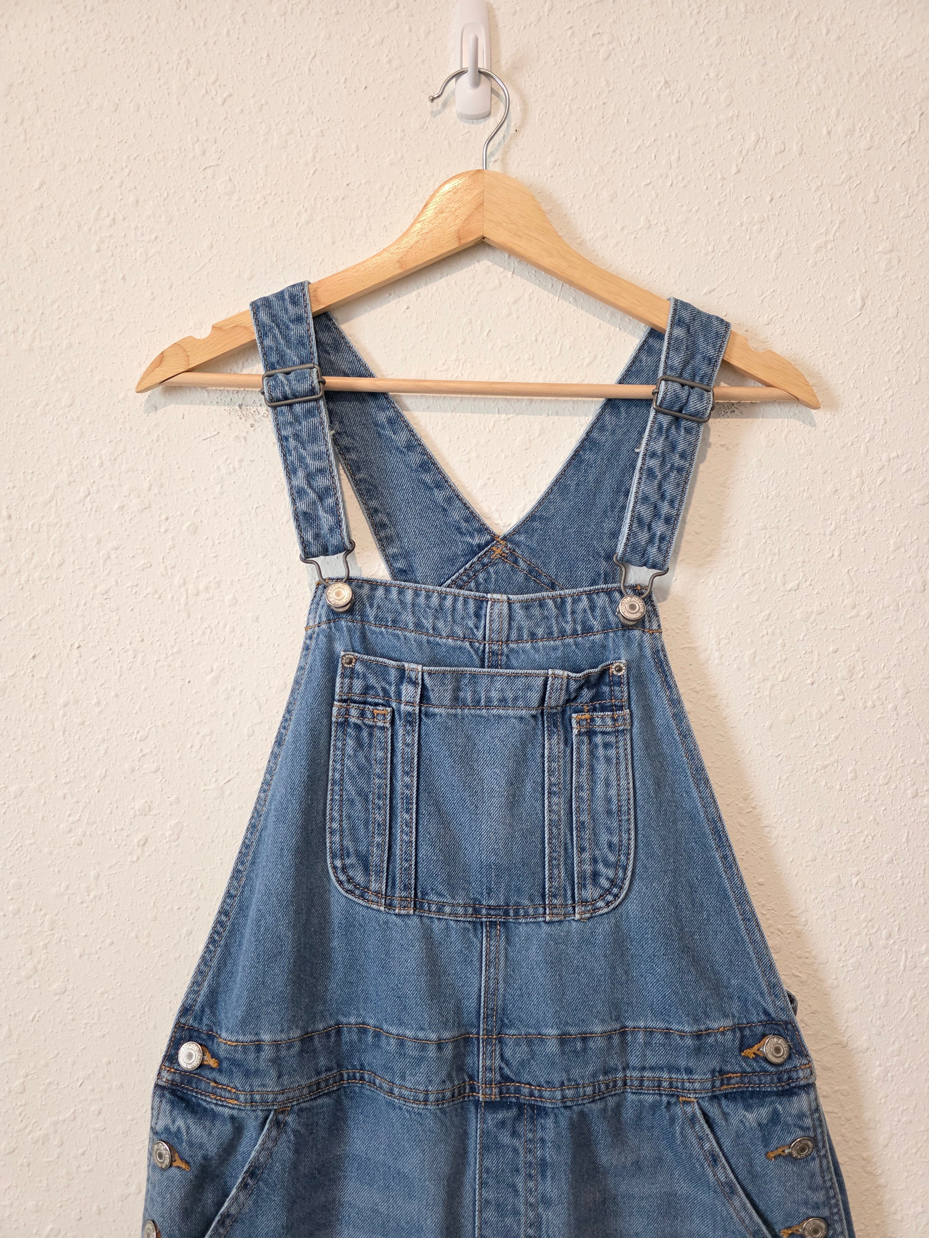 Baggy Wide Leg Denim Overalls (10)