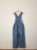 Baggy Wide Leg Denim Overalls (10)