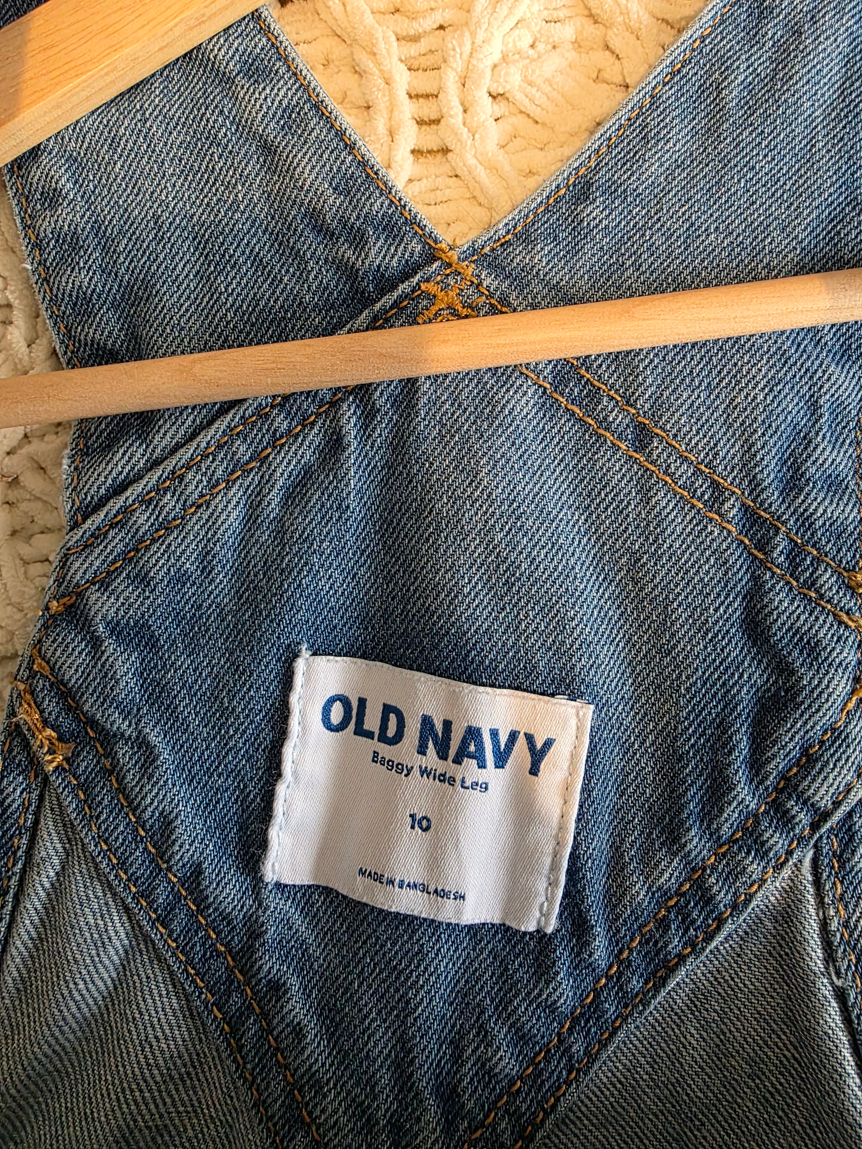 Baggy Wide Leg Denim Overalls (10)