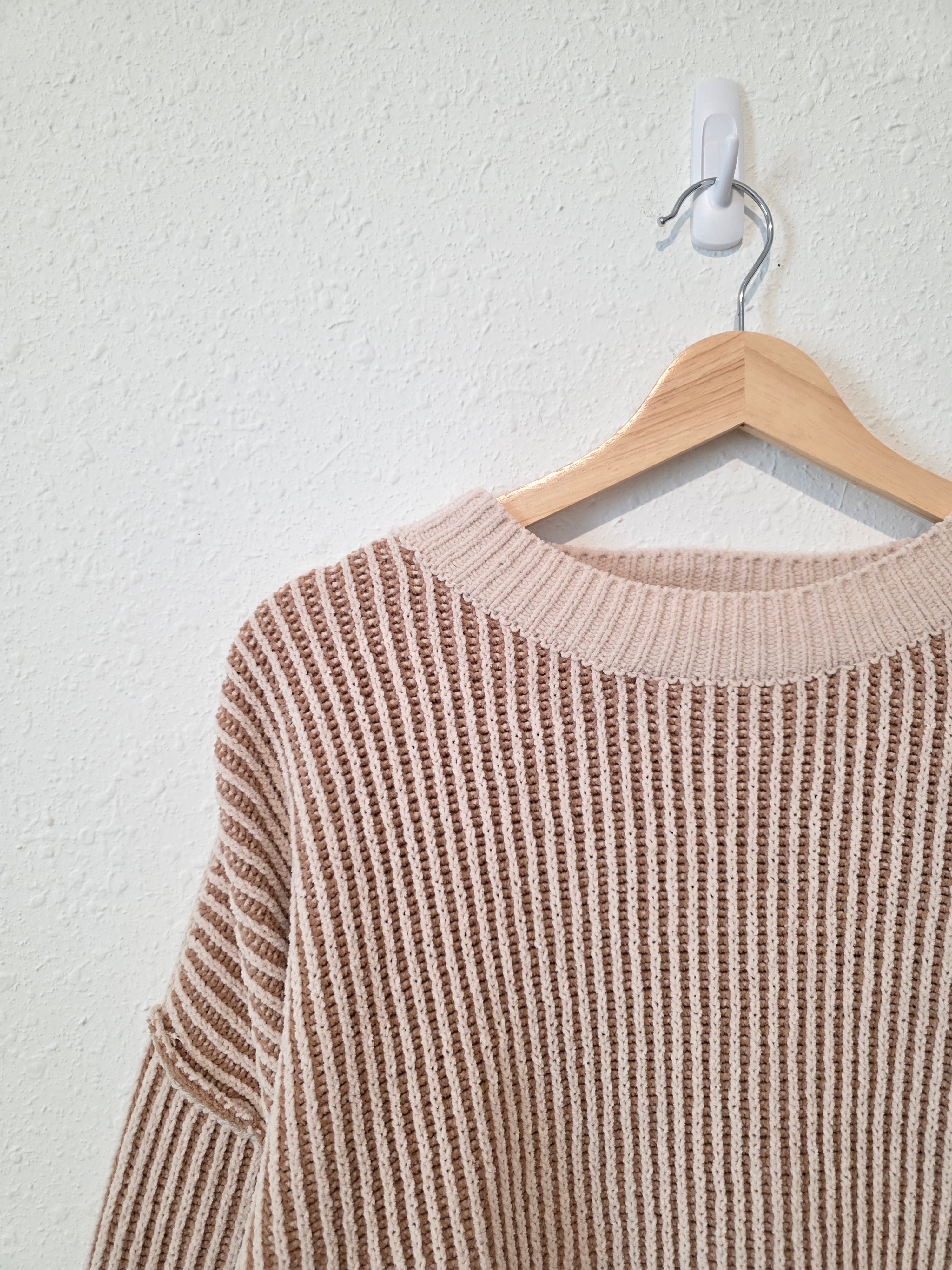Oversized Cozy Chenille Sweater (S)