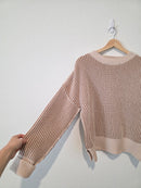 Oversized Cozy Chenille Sweater (S)