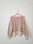 Oversized Cozy Chenille Sweater (S)