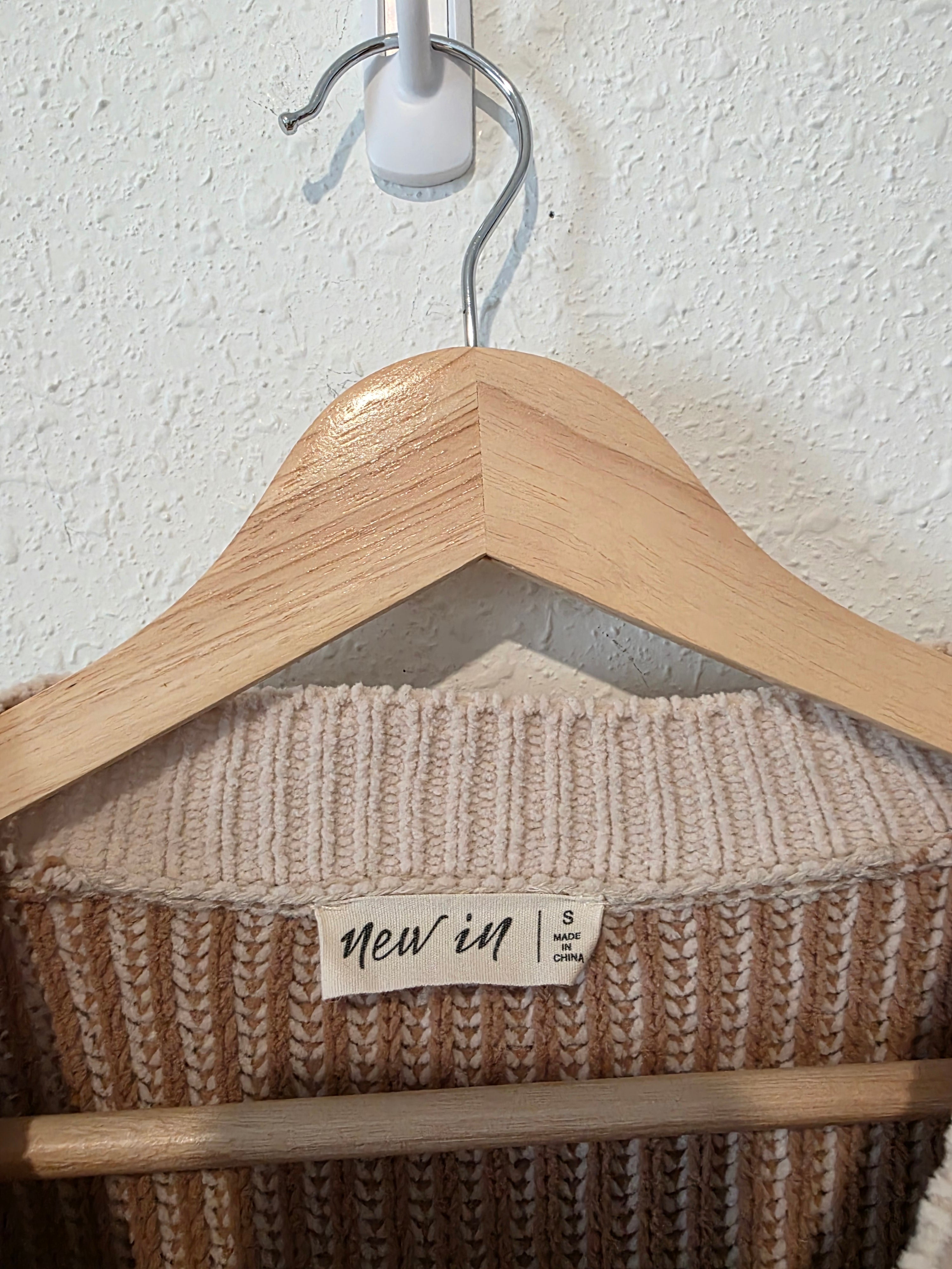 Oversized Cozy Chenille Sweater (S)