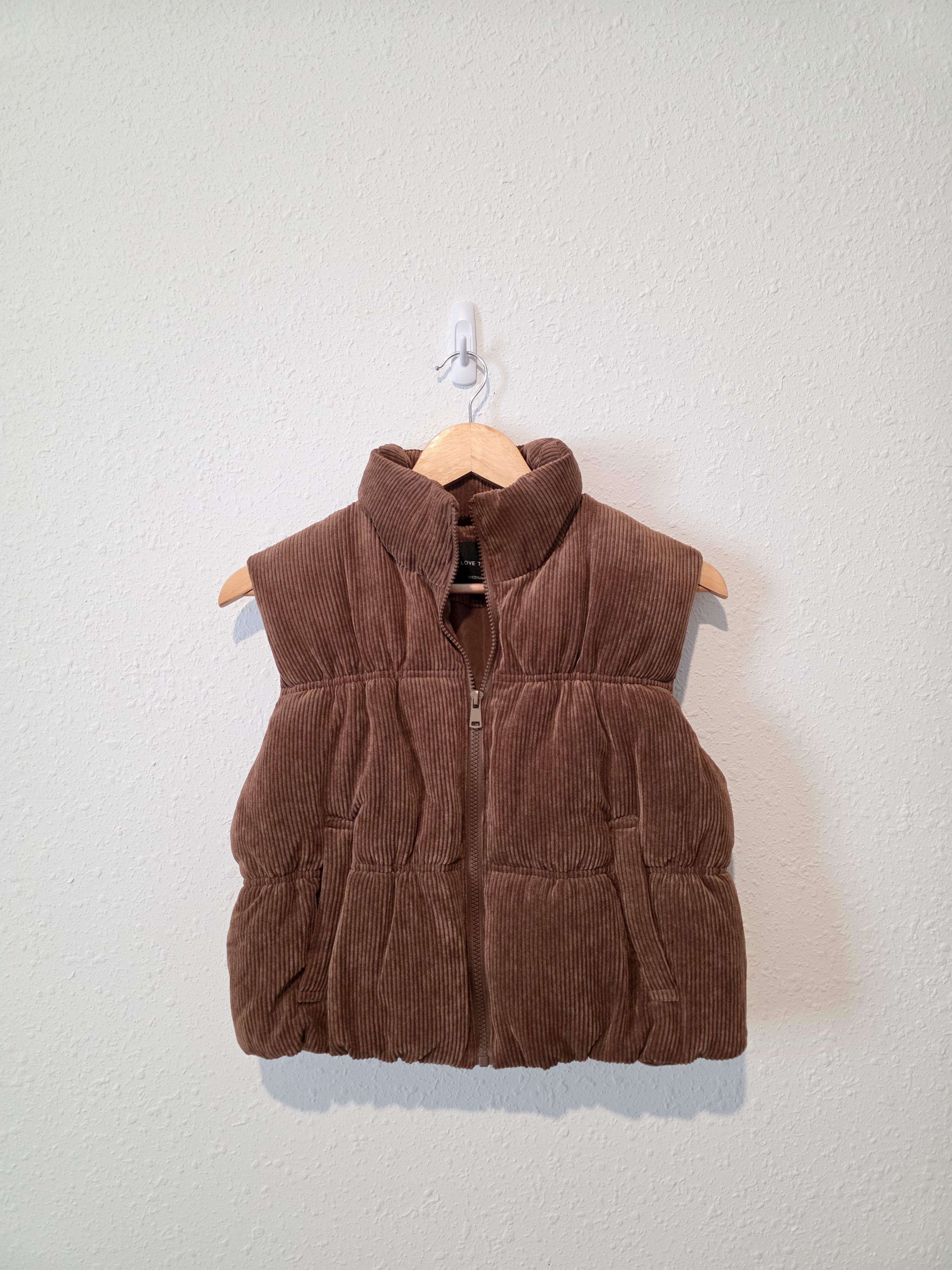 Brown Corduroy Vest (M)