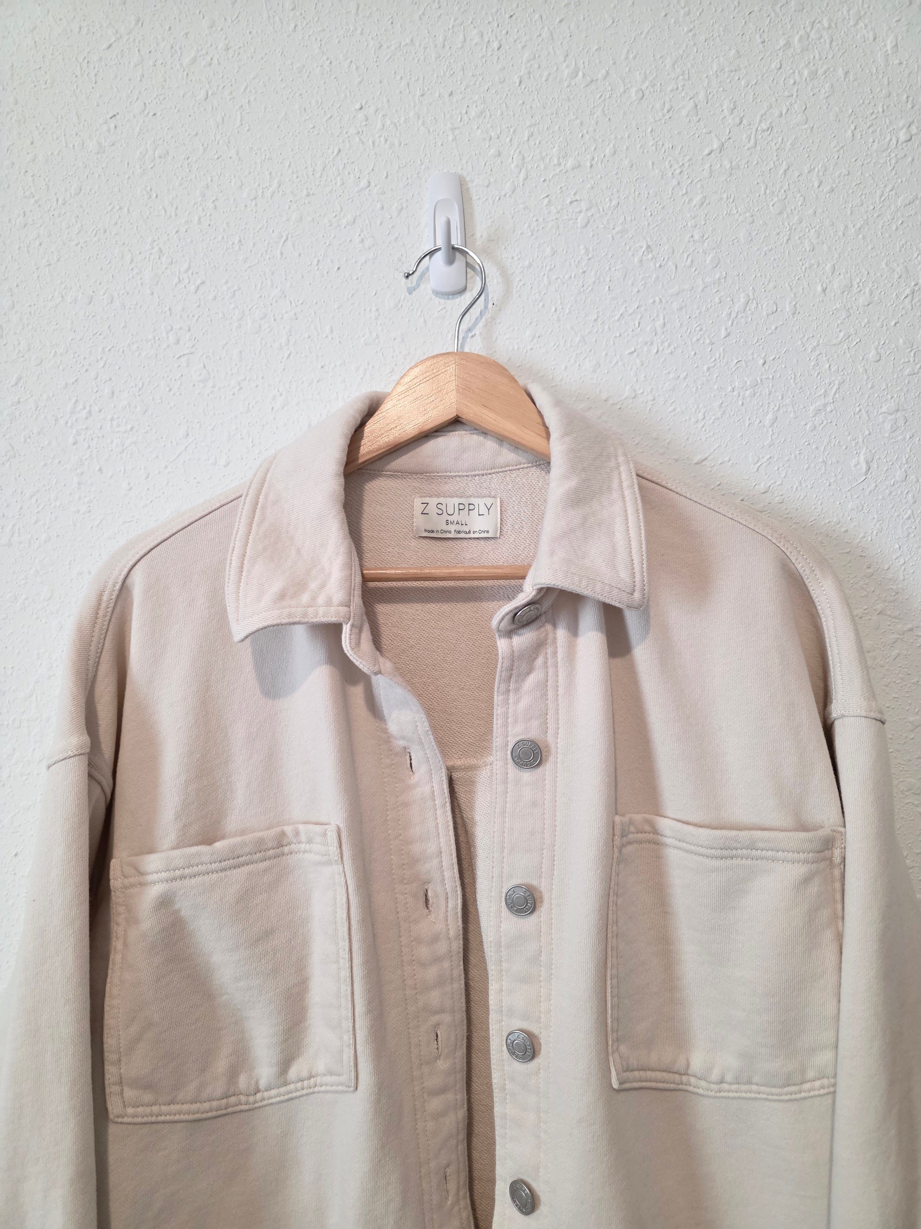 Z Supply Cotton Shirt Jacket (S)