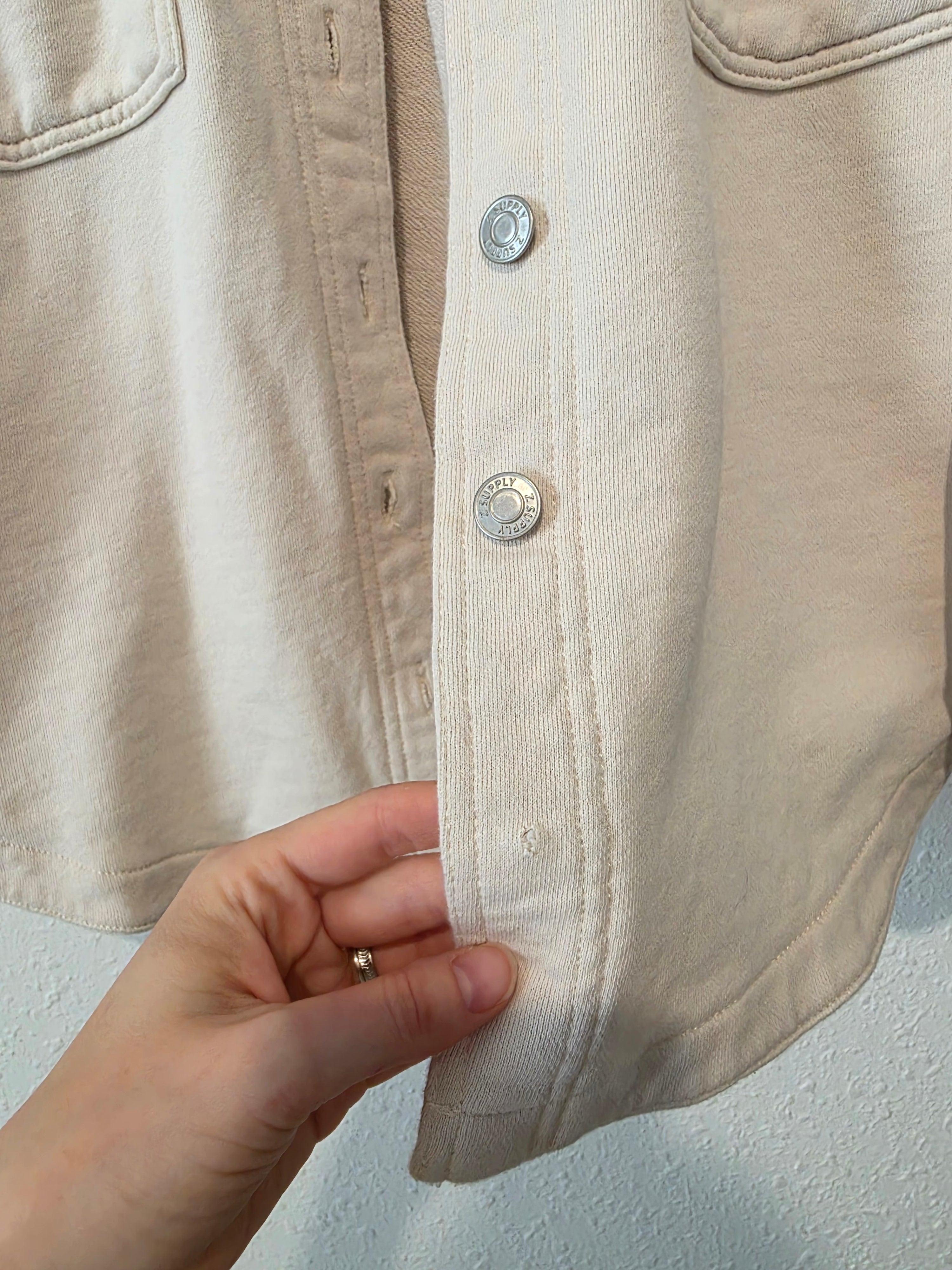 Z Supply Cotton Shirt Jacket (S)