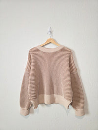 Oversized Cozy Chenille Sweater (S)