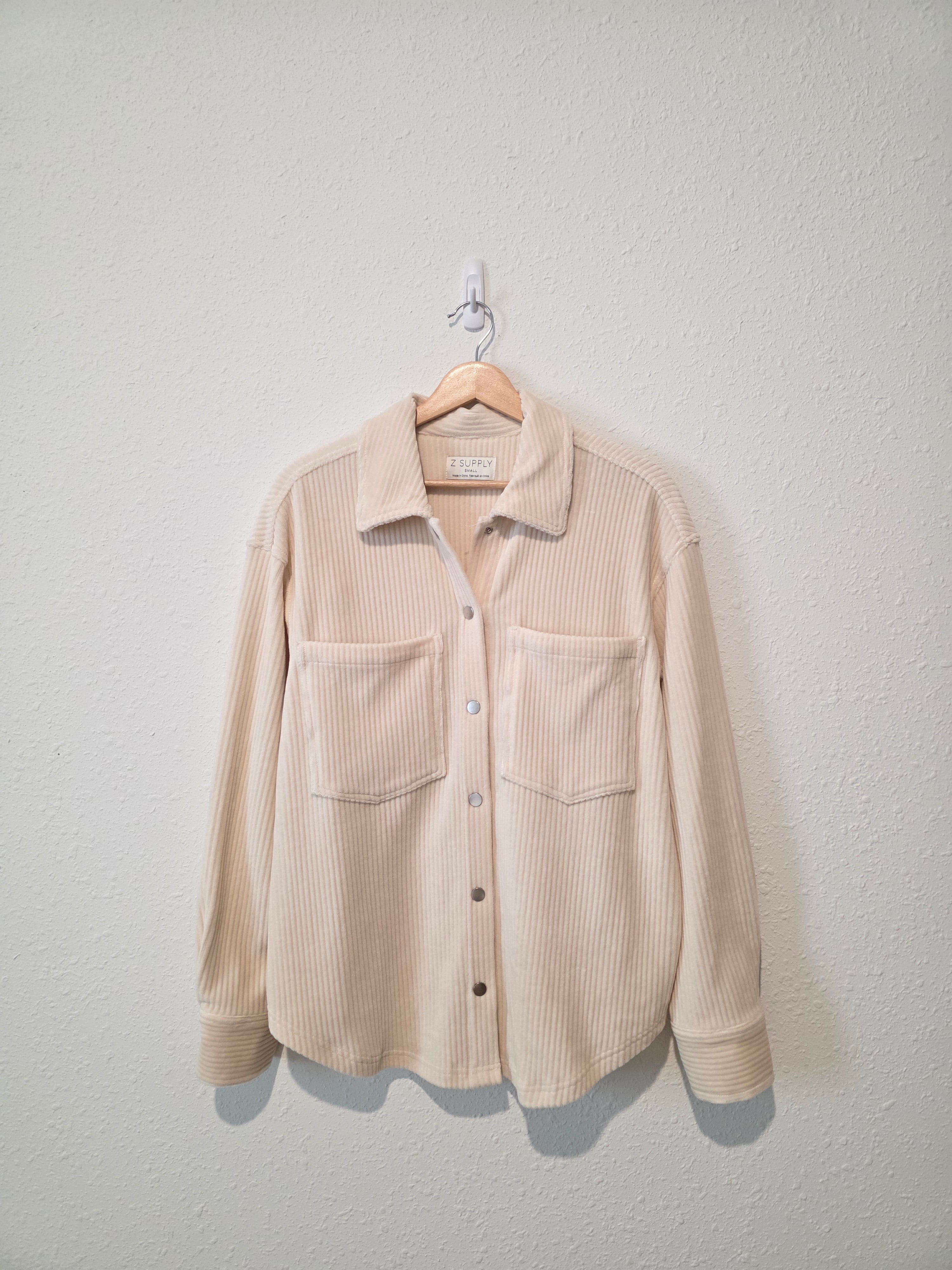 Z Supply Oversized Corduroy Shirt Jacket (S)