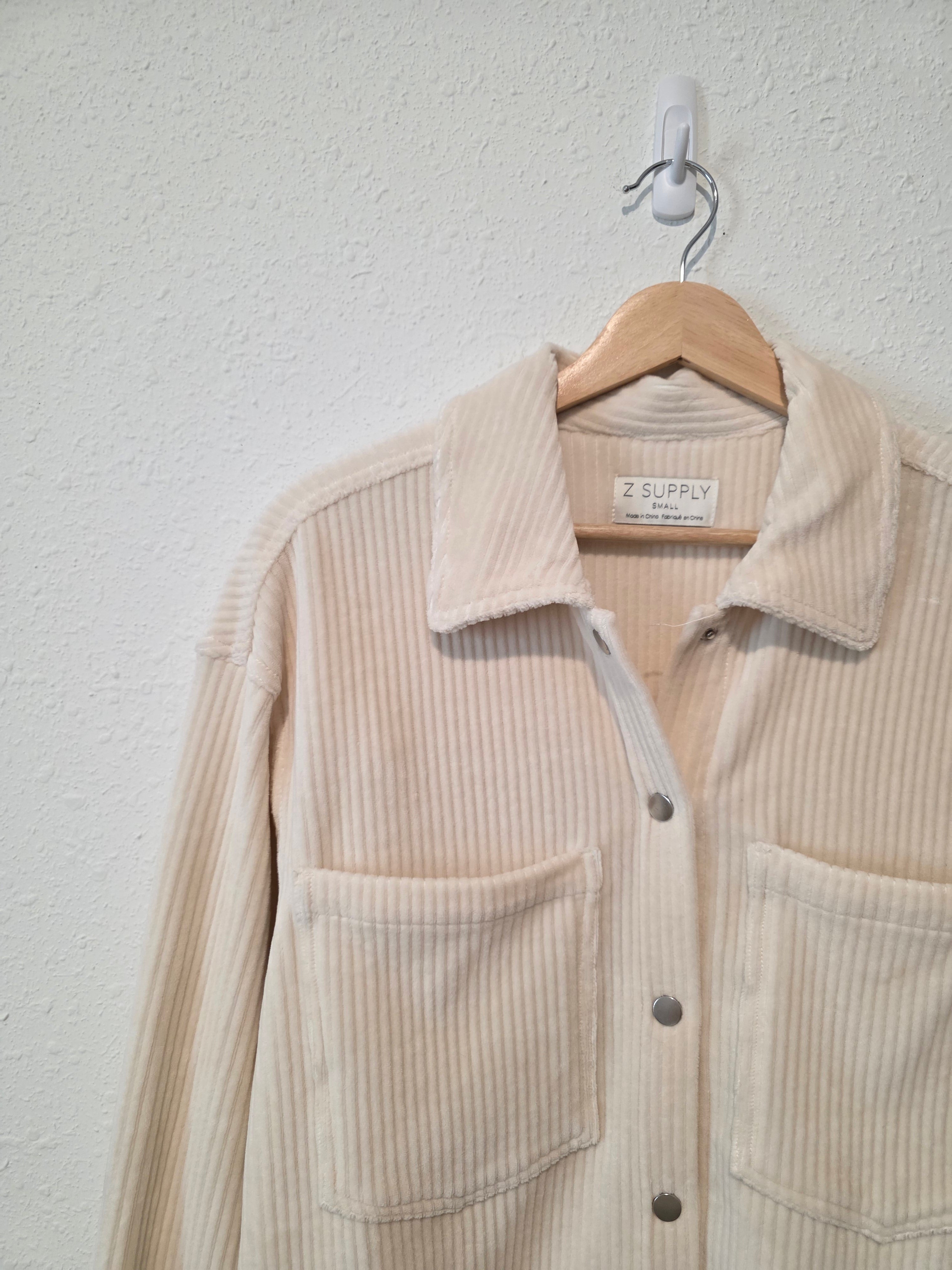 Z Supply Oversized Corduroy Shirt Jacket (S)