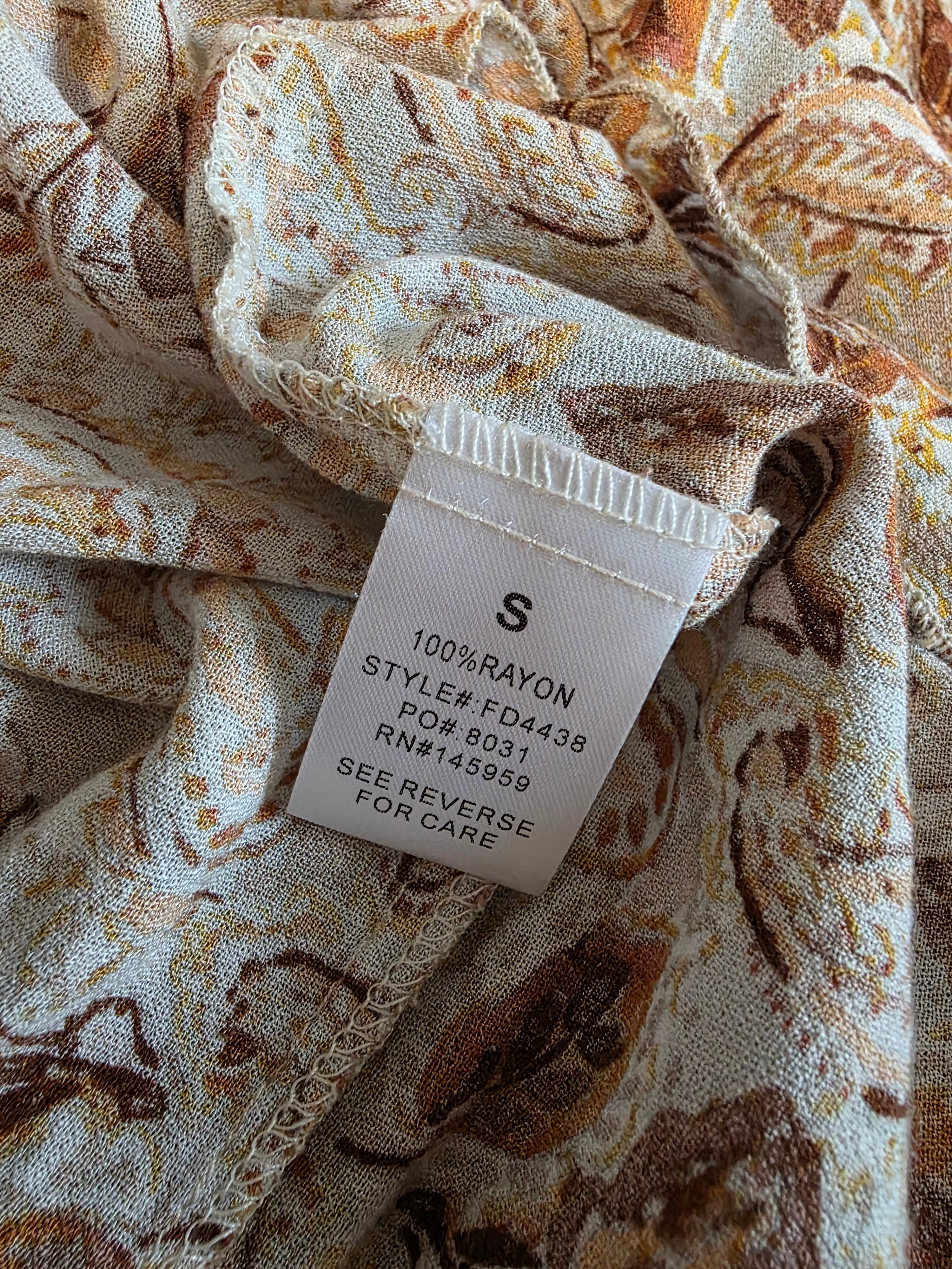 Dress Forum Paisley Maxi Dress (S)