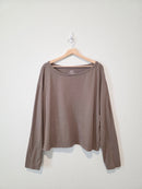 Gap Taupe Organic Cotton Tee (XL)