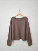 Gap Taupe Organic Cotton Tee (XL)