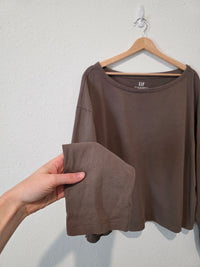 Gap Taupe Organic Cotton Tee (XL)
