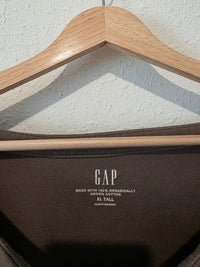 Gap Taupe Organic Cotton Tee (XL)