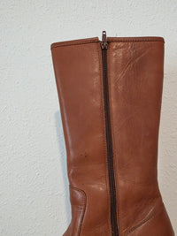 Vintage Brown Leather Boots (9)