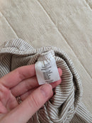 Cotton Linen Striped Easy Pants (S)