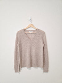Cashmere V Neck Sweater (S)