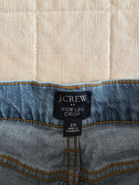 J.Crew Wide Leg Crop Jeans (29)