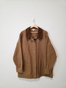 Brown Corduroy Collar Barn Jacket (XL)