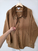 Brown Corduroy Collar Barn Jacket (XL)