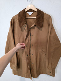 Brown Corduroy Collar Barn Jacket (XL)