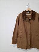 Brown Corduroy Collar Barn Jacket (XL)
