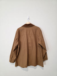 Brown Corduroy Collar Barn Jacket (XL)