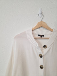 Quince Organic Cotton Boxy Cardigan (M)