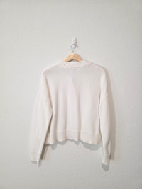 Quince Organic Cotton Boxy Cardigan (M)