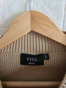 Vici Oversized Ribbed Sweater (S)