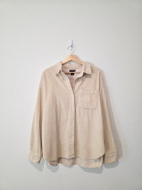 Corduroy Cotton Button Up (XL)