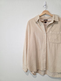 Corduroy Cotton Button Up (XL)