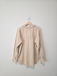 Corduroy Cotton Button Up (XL)