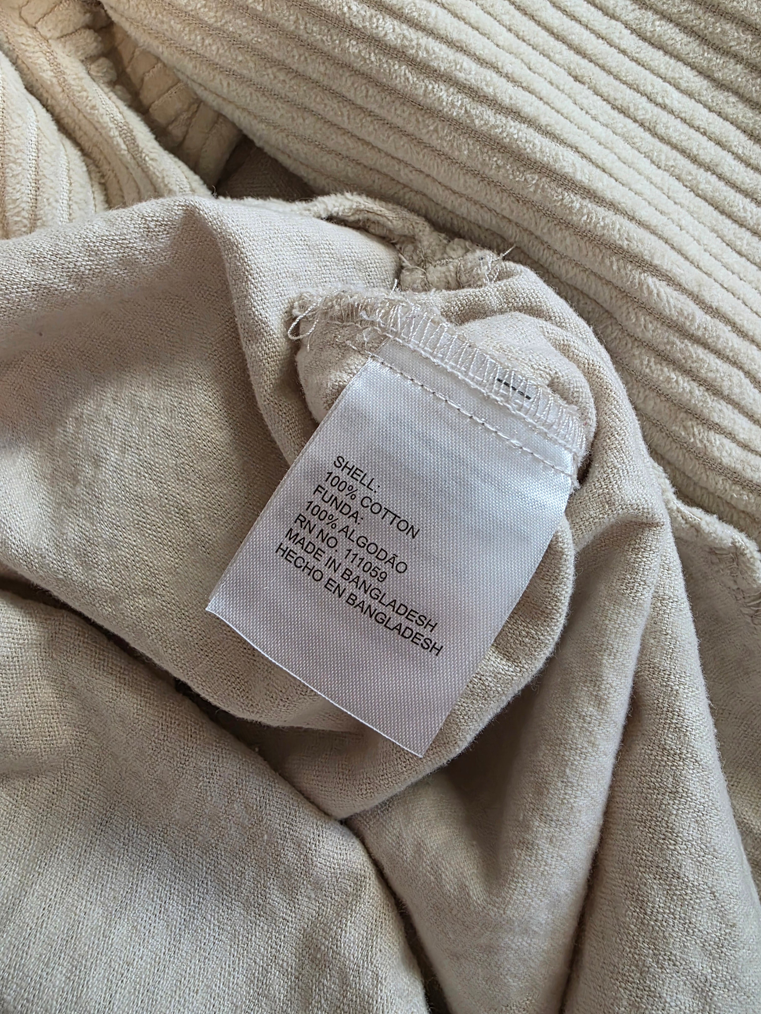 Corduroy Cotton Button Up (XL)