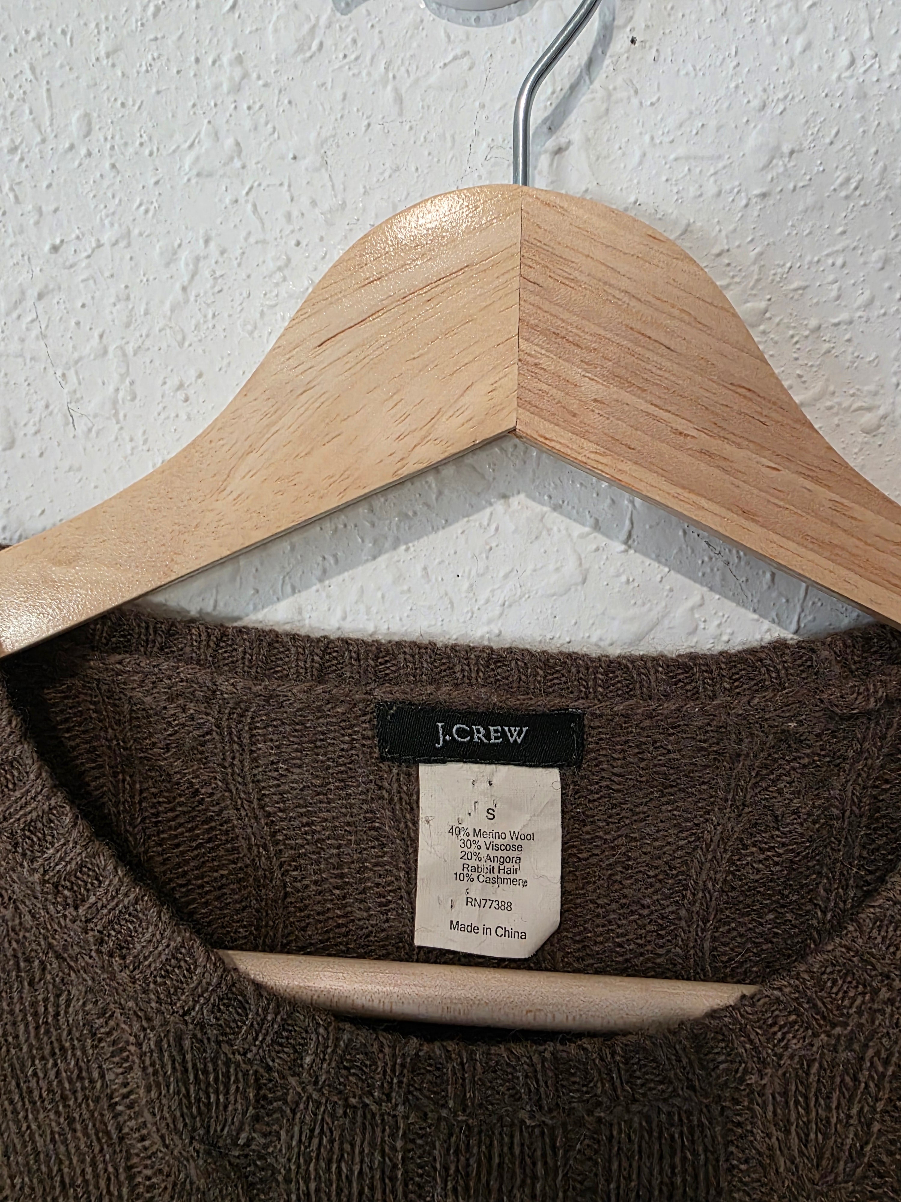 Vintage J.Crew Wool Cashmere Blend Sweater (S)