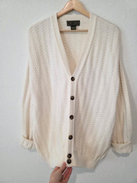 Vintage Chunky Cotton Cardigan (L)