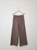 Mango Brown Wide Leg Jeans (6)