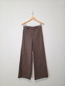 Mango Brown Wide Leg Jeans (6)