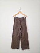 Mango Brown Wide Leg Jeans (6)