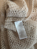 Neutral Textured Cotton Sweater (1X)