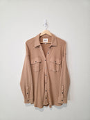 Aerie Oversized Waffle Shirt Jacket (XS)